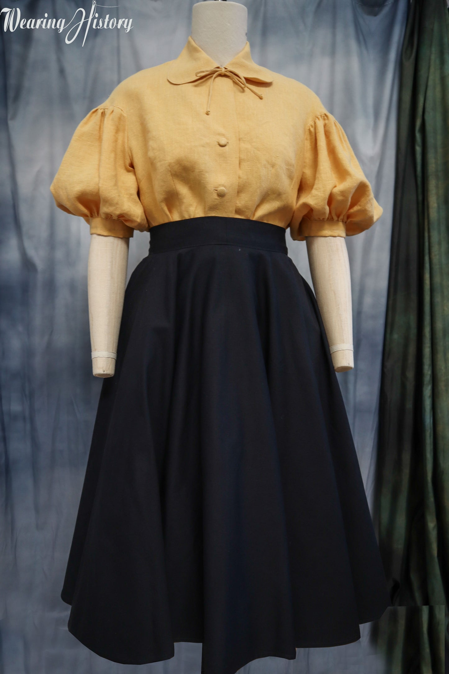 E-PATTERN- Early 1950's Merry-Go-Round Circle Skirt- Waist Sizes 24"-46"