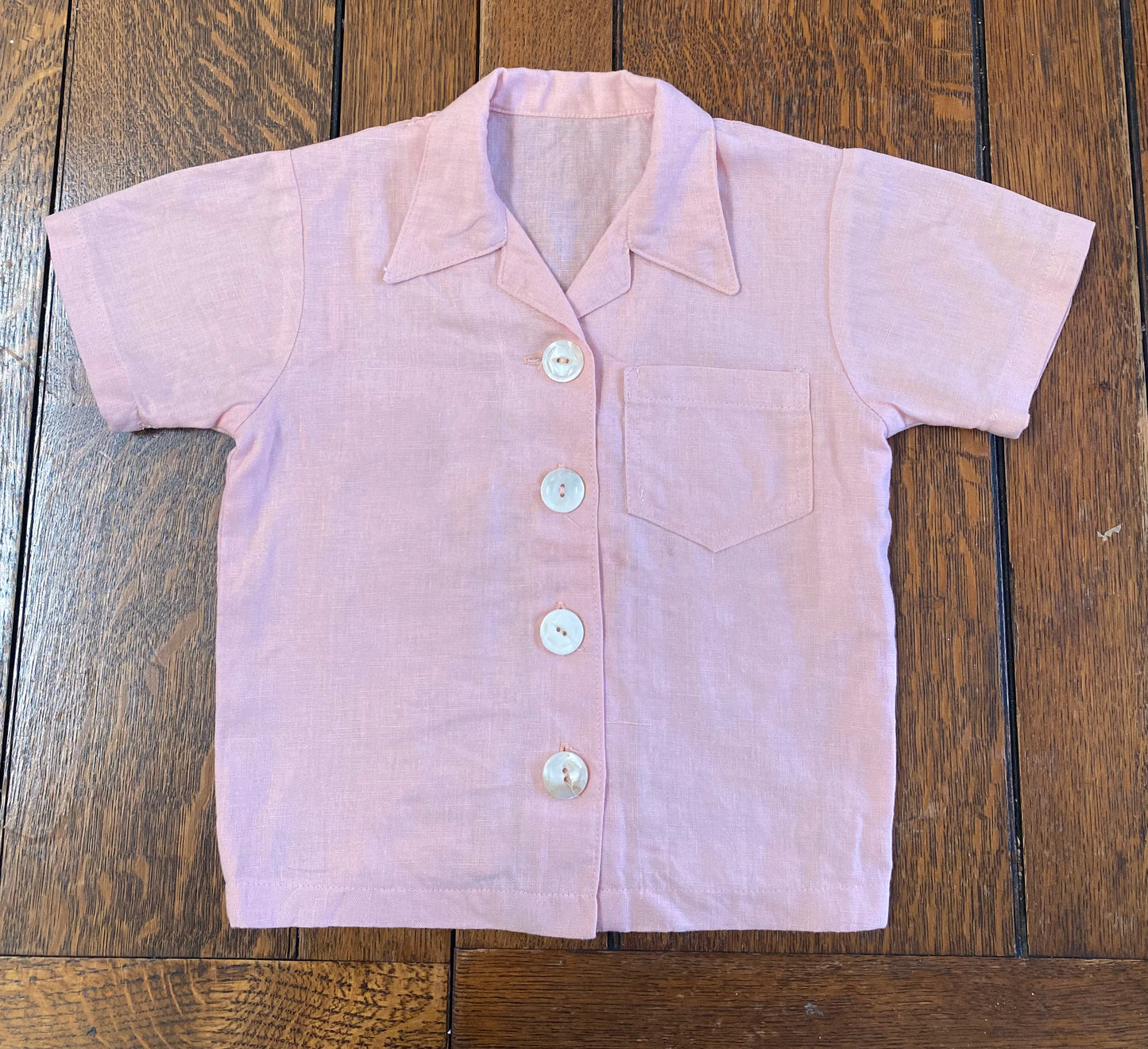 E-Pattern- Size 6- Mid 1940's Child's Two Piece Play Suit- Shorts Blouse
