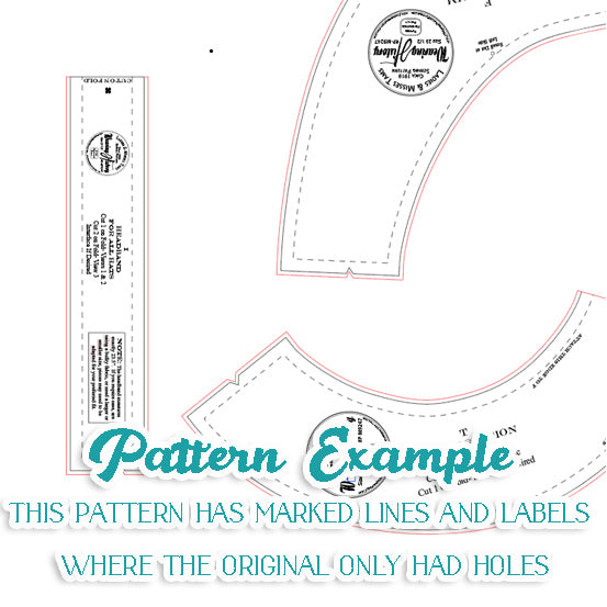 PRINTED PATTERN- Circa 1919 Tam Hats- Size 23.5" Head