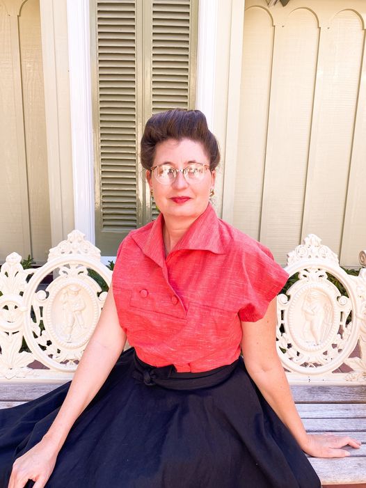 PRINTED PATTERN- 1950s "Hawthorn" Blouse Pattern- Sizes 30-48" Bust