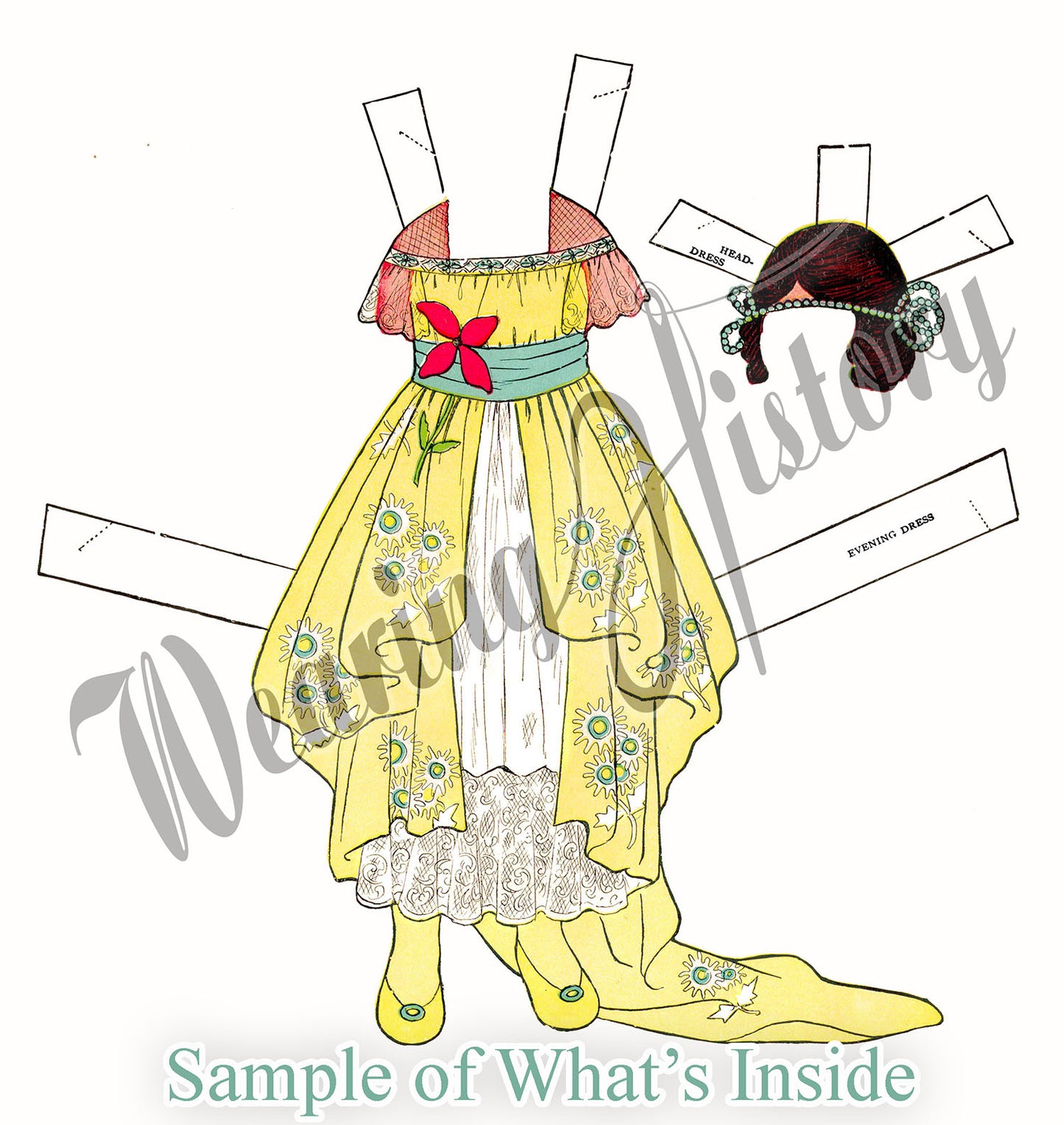 1910-1920 Pretty Dolls to Dress- Vintage Paper Doll PDF
