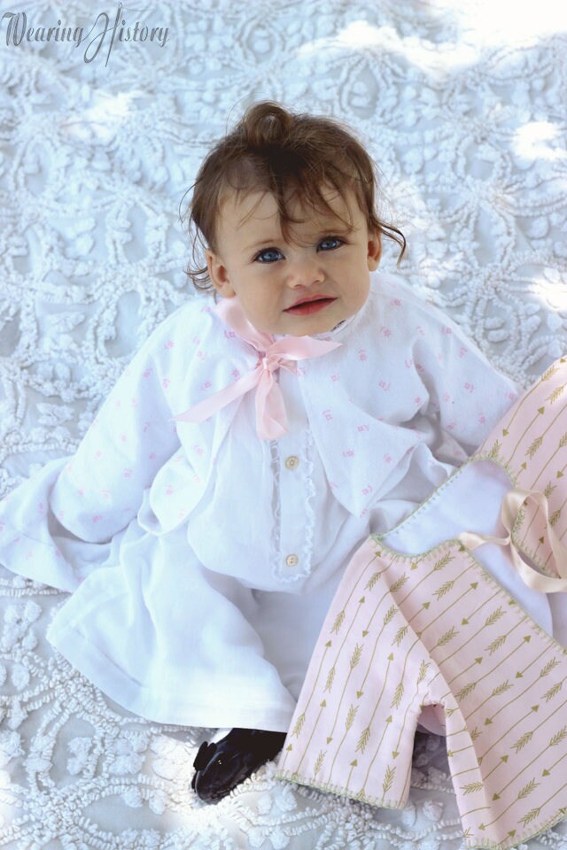 E-Pattern- 1930s Baby Layette- Dress Slip Jacket