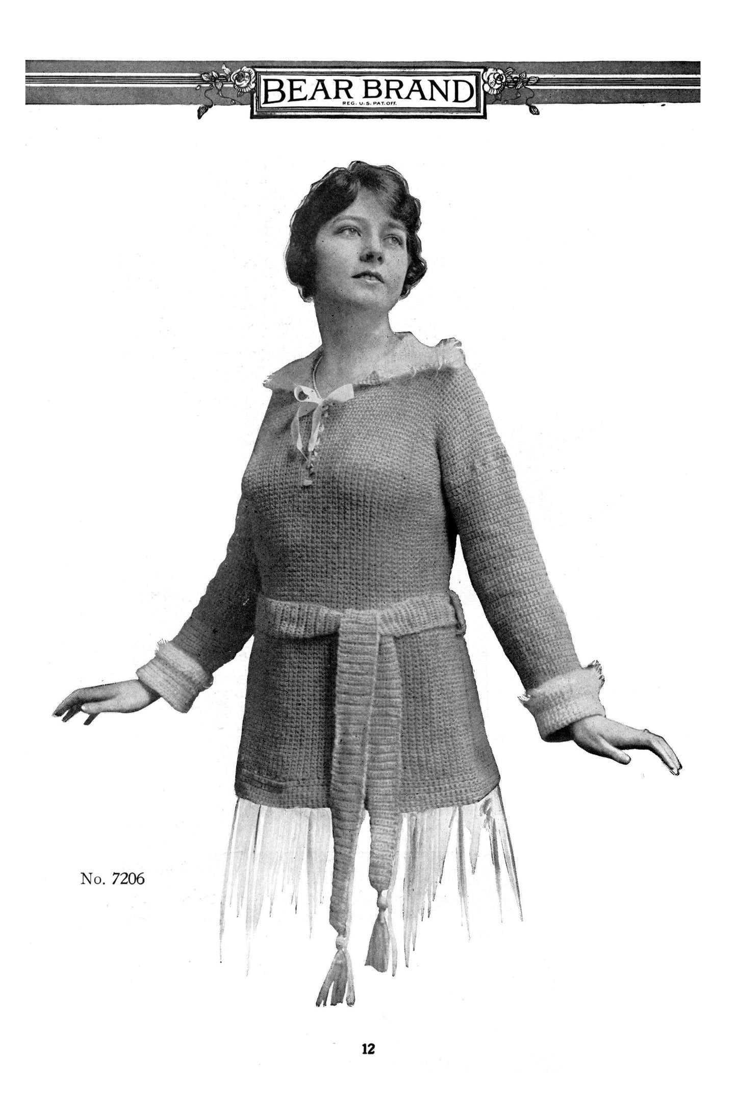 E-BOOK 1917 Reproduction Bear Brand Book of YarnCraft- Knitting Crochet