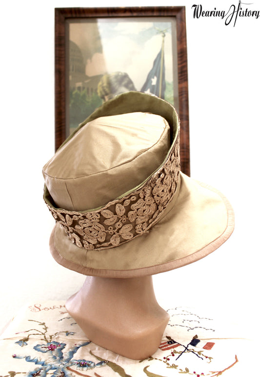 E-PATTERN Early 1920s Hat Pattern- Size 22.5-23" Head