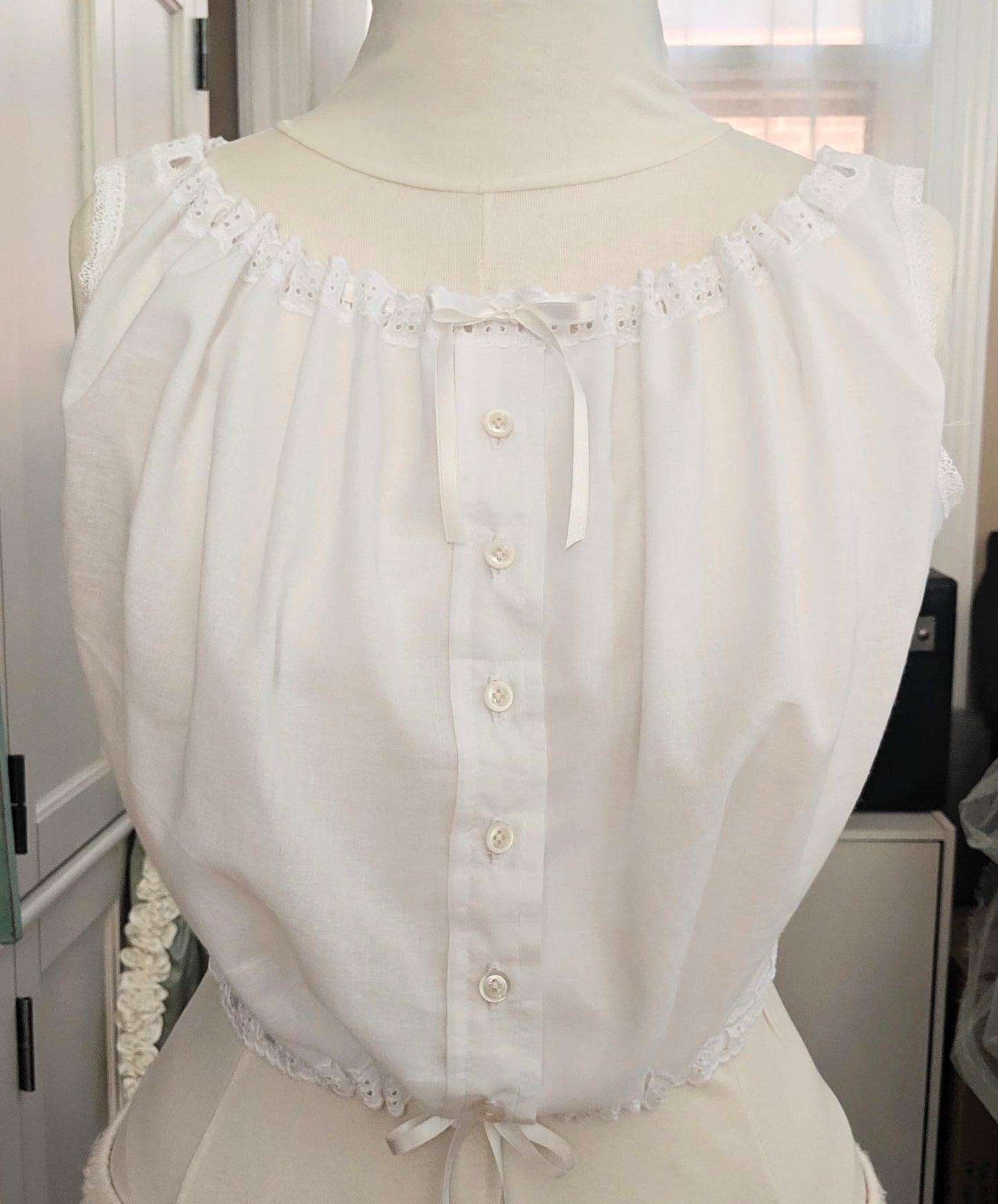E-Pattern- 1900s Edwardian Corset Cover Pattern- Bust 34" - Wearing History