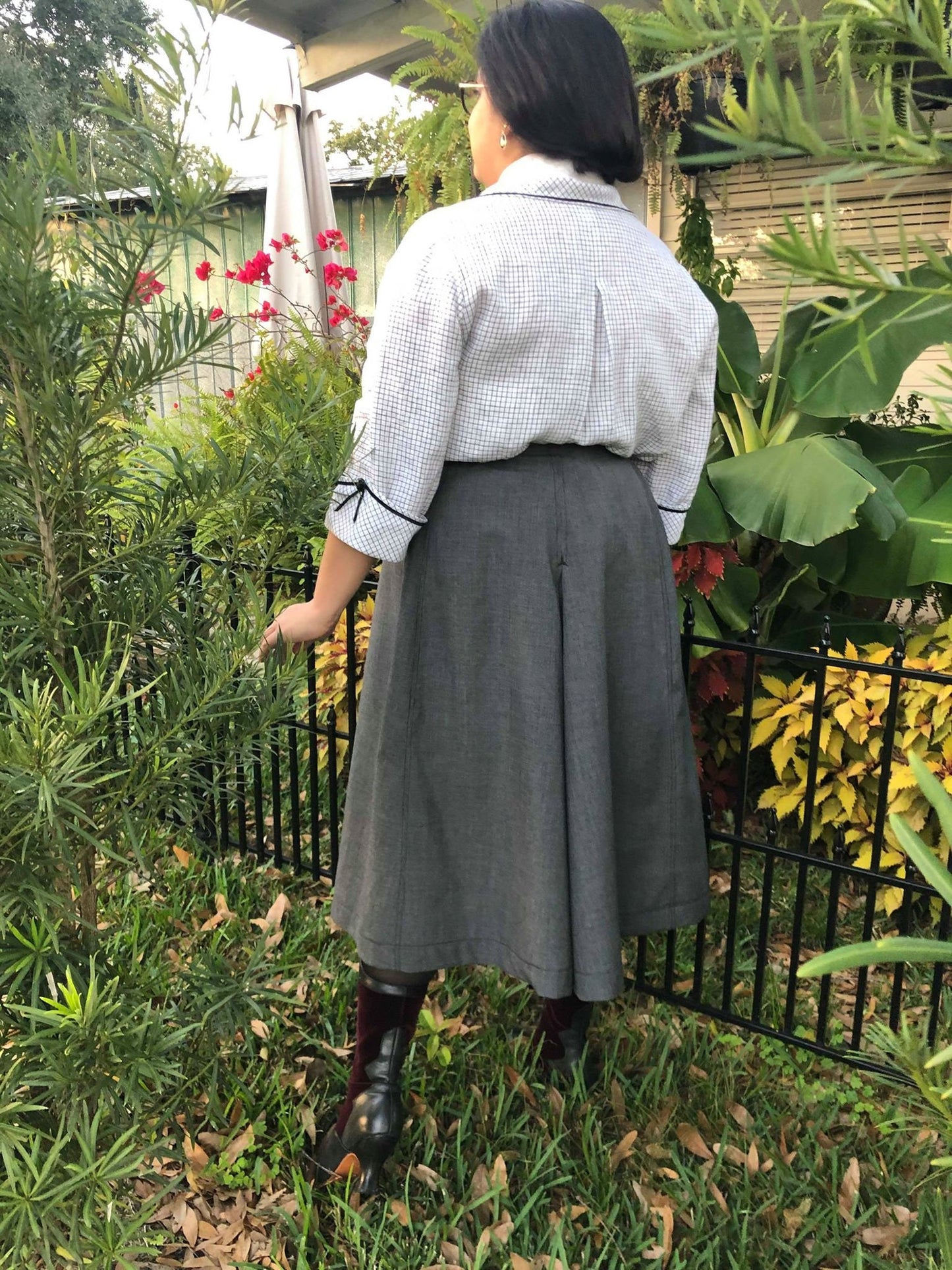 E-Pattern- 1910s 1920s Riding Pants or Split Skirt- 22"-42" Waist
