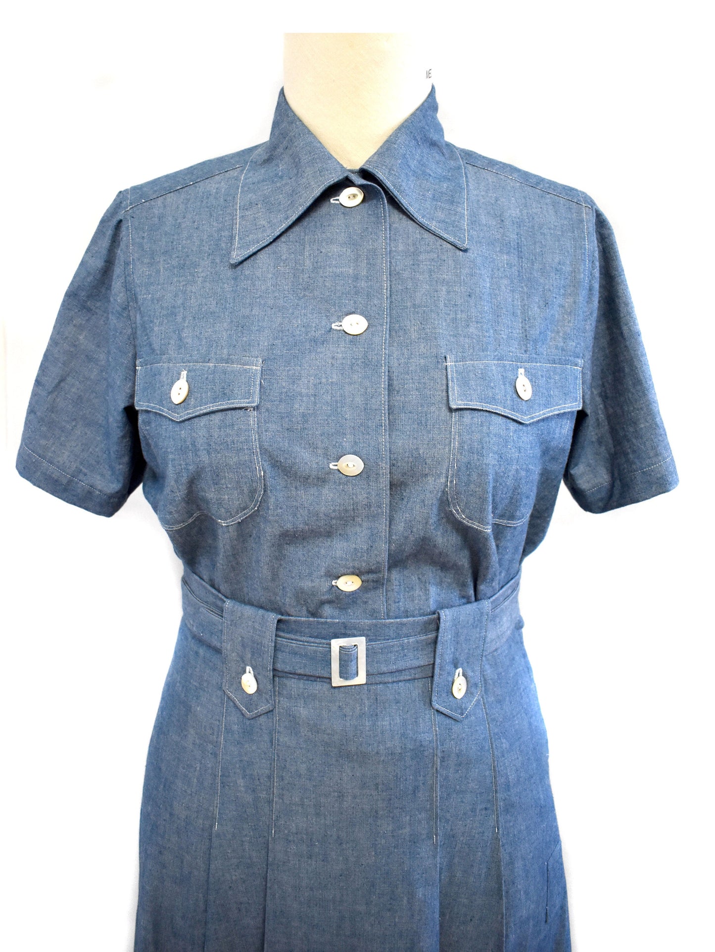 E-PATTERN- Early 1940s Montana Blouse & Skirt Pattern- Bust 30-42"