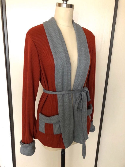 E-Pattern- Early 1920s Sewn Knit Cardigan Sweater - Bust 42"