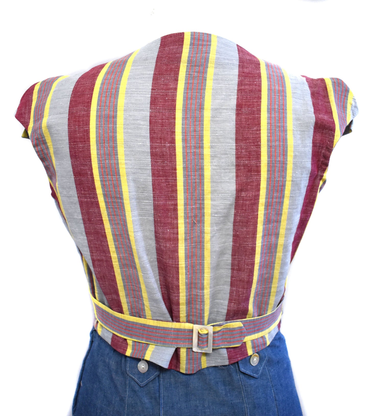 E-Pattern- 1930s Summer Blouse Pattern- 1930s Art Deco Double Breasted - Bust 30"-42"