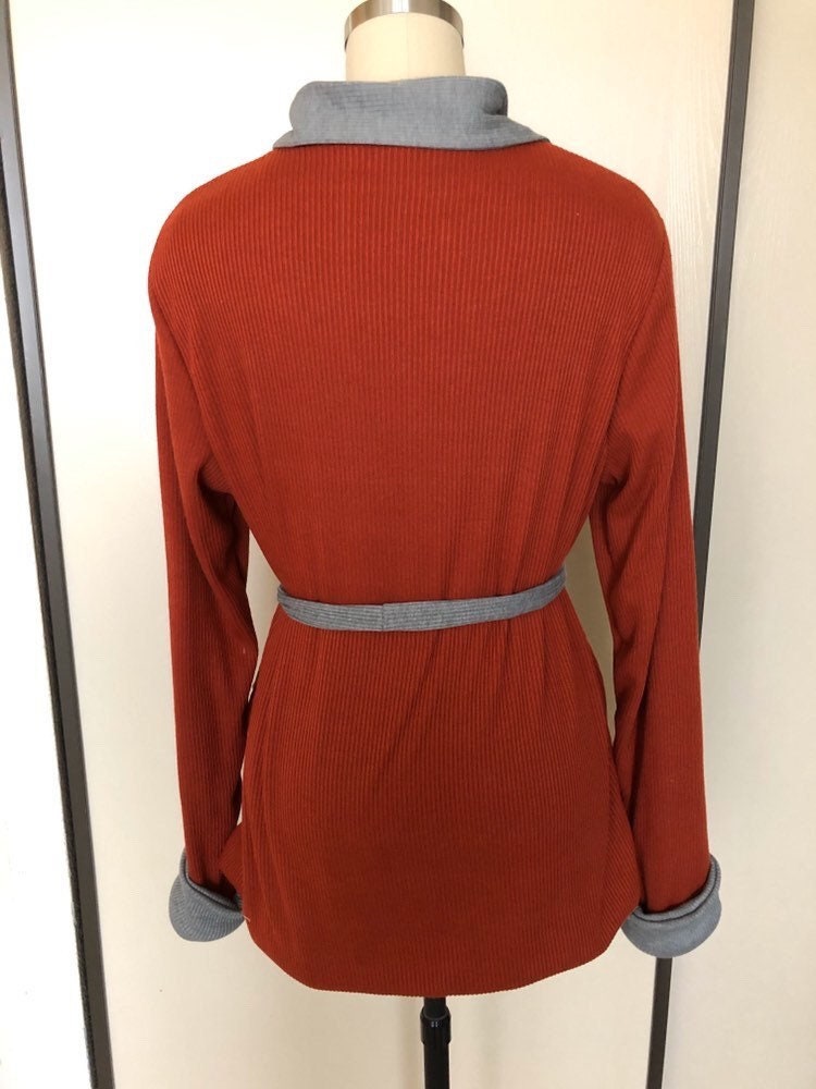 E-Pattern- Early 1920s Sewn Knit Cardigan Sweater - Bust 42"