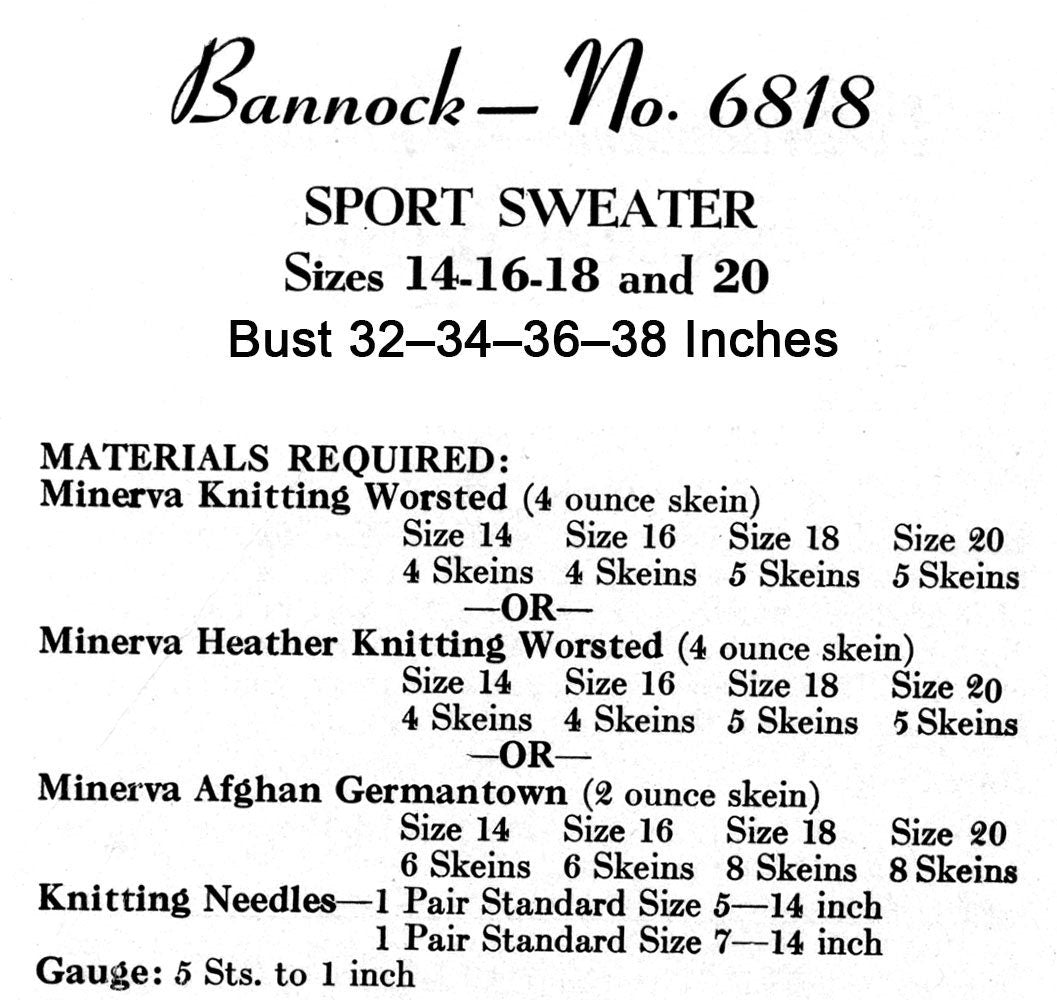 1940s Sports Sweater & Ski Set- Hat- Mittens- Scarf- Novelty Moose- Knitting Pattern- 32"-38" Bust