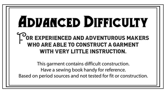 E-Pattern- 1917 Skirt with Circular Ruffles- Waist 26"