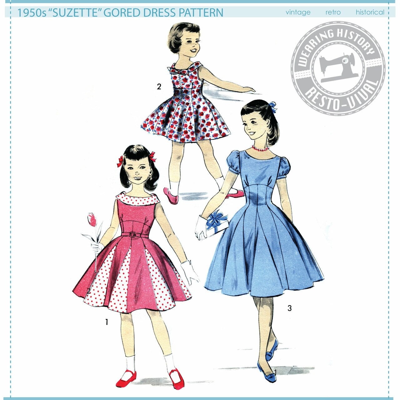 PRINTED PATTERN- 1950s PRINTED PATTERN- 1950s