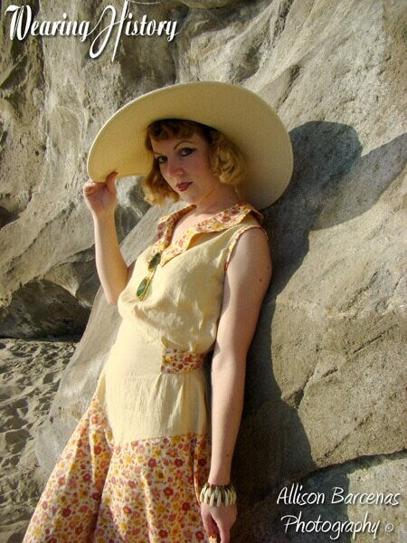 PRINTED PATTERN- Lounging at the Lido- 1930s Beach or Lounging Pajamas and Eton Jacket- 30"-46" Bust