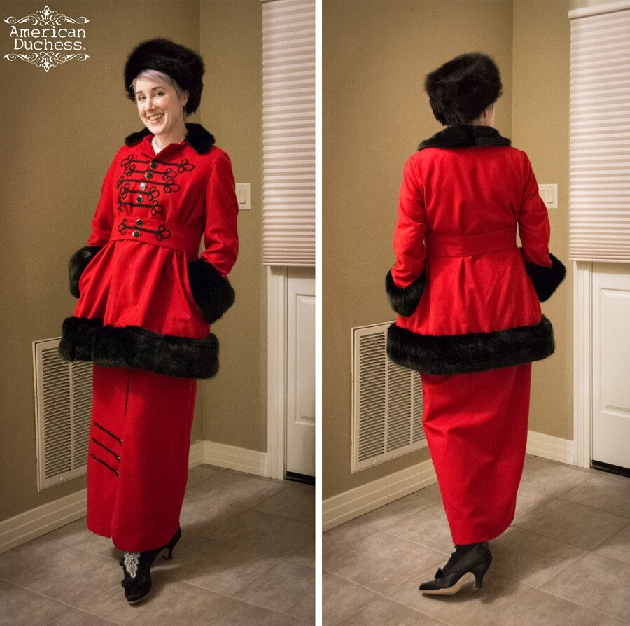 PRINTED PATTERN- 1910s Suit- Jacket- Skirt- Pattern Circa 1916- Wearing History