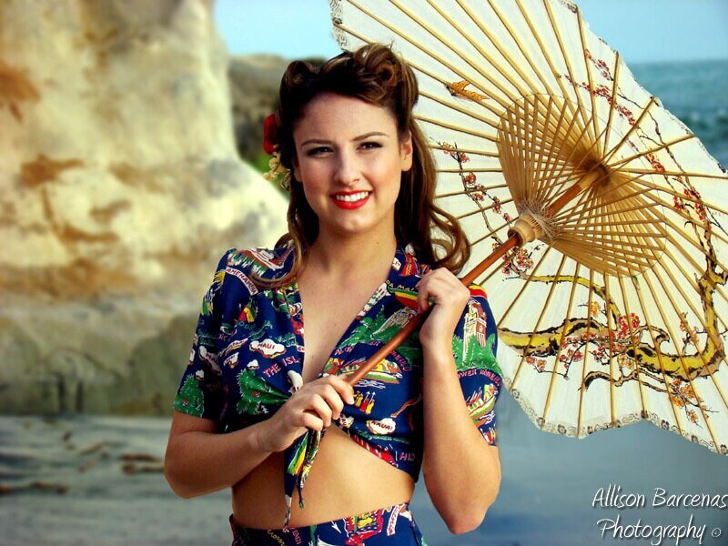 PRINTED PATTERN- Sunkissed Sweetheart- 1940s Summertime Separates Pattern- 30"-40" Bust