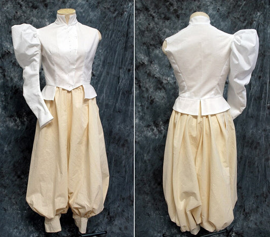 PRINTED PATTERN- 1897 Victorian Bicycling Outfit Pattern