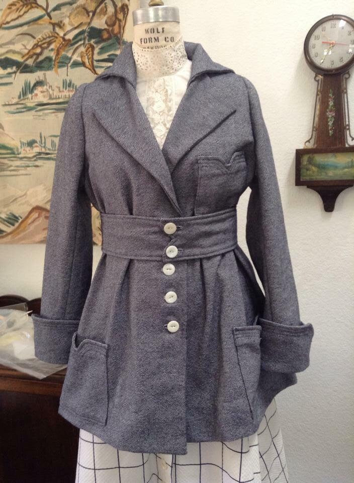 PRINTED PATTERN- 1910s Suit- Jacket- Skirt- Pattern Circa 1916- Wearing History