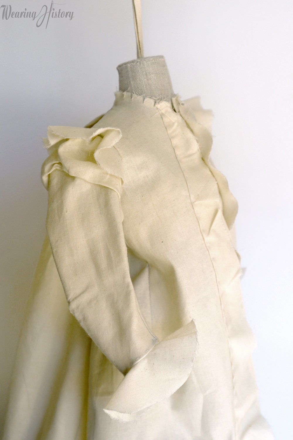 E-Pattern- 1890s Victorian Dressing Gown- Tea Gown- Wrapper- Bust 37"