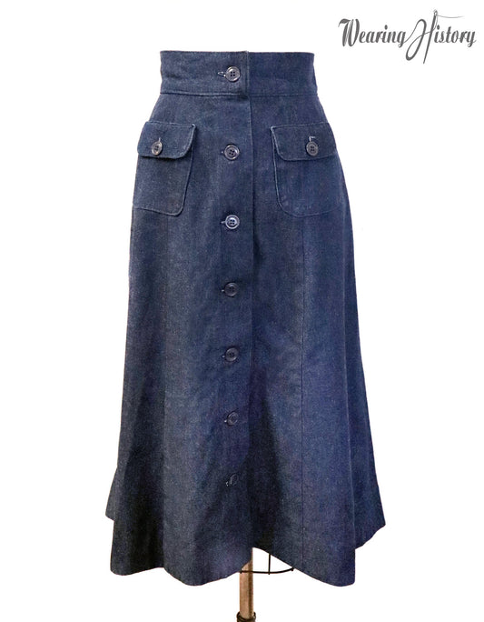 E-Pattern- 1940s "Rebecca" Skirt Pattern- Sizes 26-36" Waist