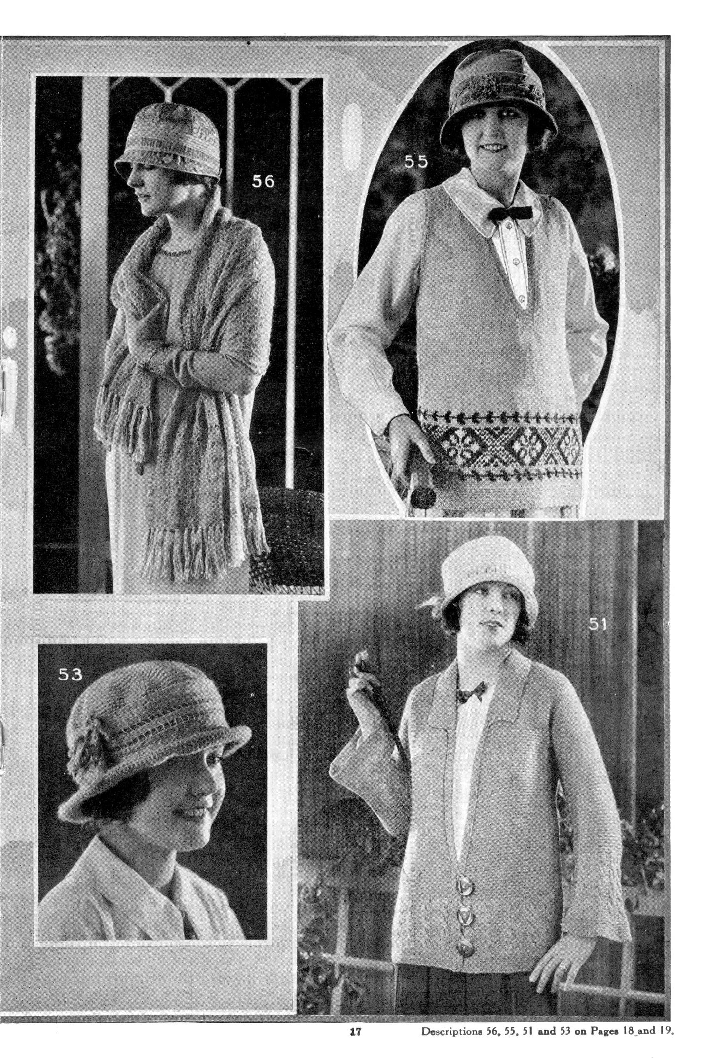 E-BOOK 1924 1920s Novelty Sweater Knitting Book- Monarch Yarns- Knitting Crochet- Ladies Sweaters & Wraps- 20s