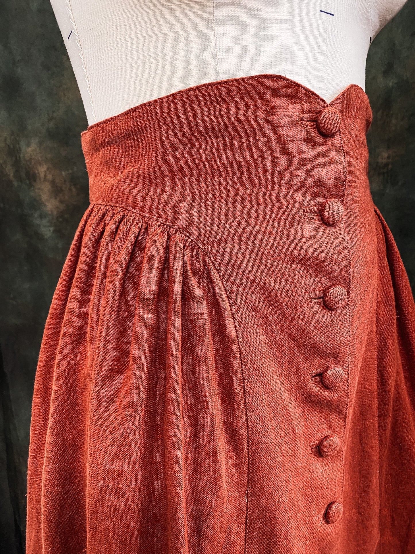 E-Pattern- 1950s "Leslie" Skirt Pattern- in Misses or Extended Size- Waist 26"-48"