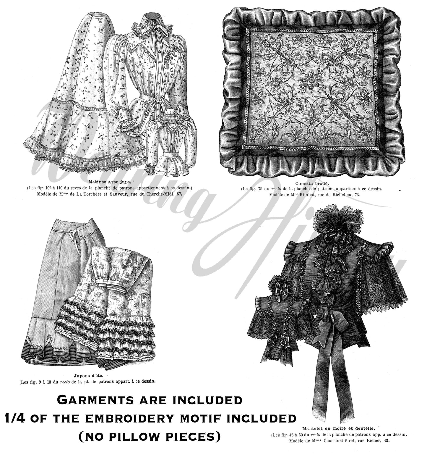 E-Pattern & E-Book- 1898 May 1st No 18 Issue of La Mode Illustree- INCLUDES PATTERNS- Victorian Fashion Sewing Magazine