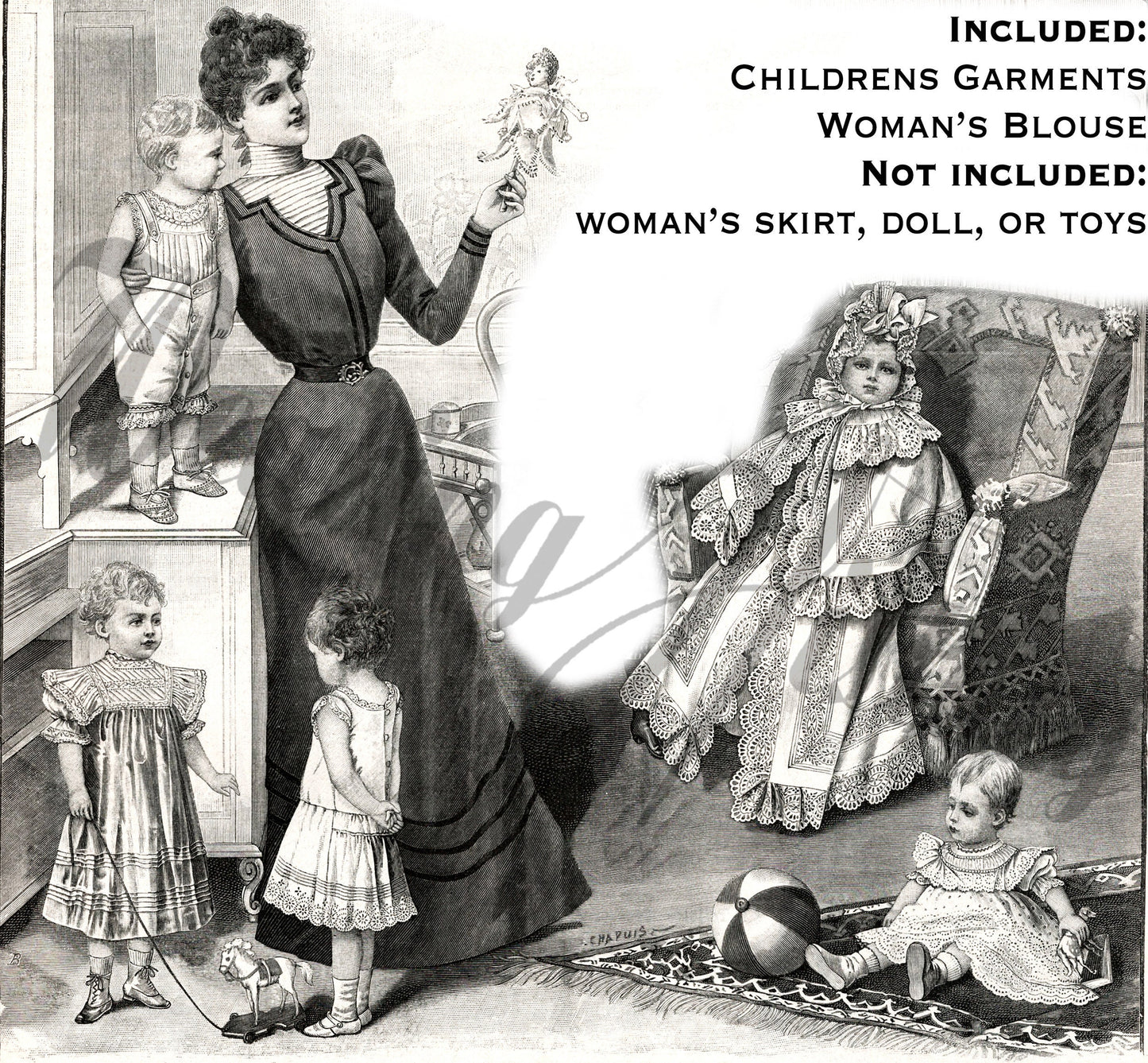 E-Pattern & E-Book- 1898 May 1st No 18 Issue of La Mode Illustree- INCLUDES PATTERNS- Victorian Fashion Sewing Magazine