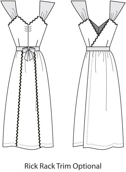 E-PATTERN- Palisades 1940s Wrap Dress Pattern- Bust 30"-40"