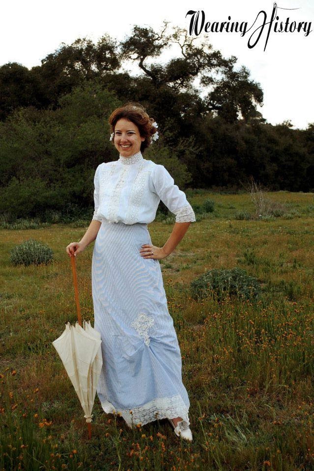 E-Pattern- Cordelia- Circa 1909-1914 Edwardian Skirt- Waist 22"-40"