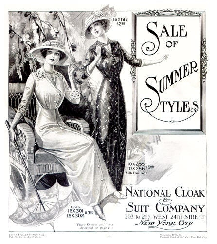 E-Book- National Cloak and Suit Company 1913 Summer Catalog PDF