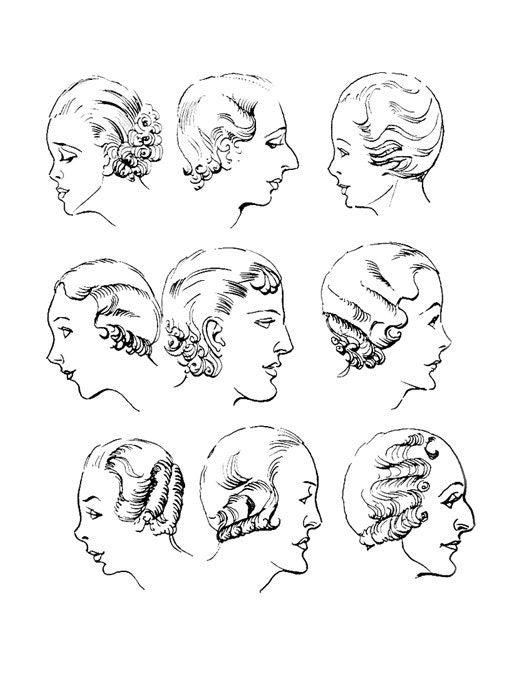 E-Book- The Hair and Head- Hairstyles of the Early 1930s Hairstyling