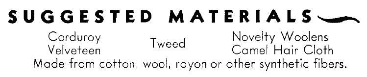 E-Pattern- Circa 1934 Coat Pattern- Bust 36"