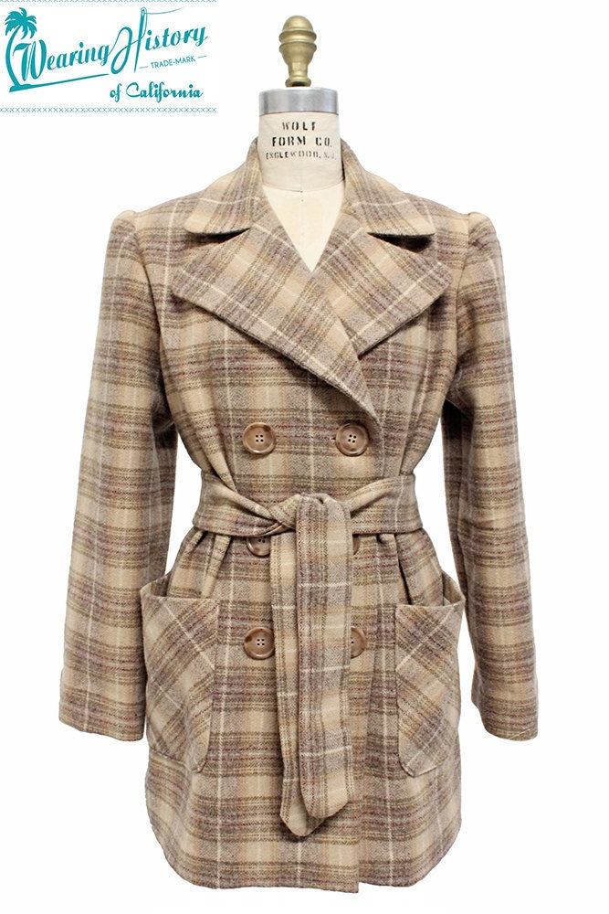 E-Pattern- Veronica 1940s Coat - Bust 30"-42"
