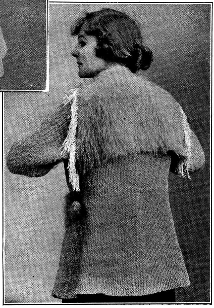 1910s WWI Heather Sweater Coat Knitting- Knitting Pattern- 38-40" Bust