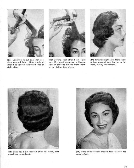 1950's E-Book- Hair Cutting- The Basis of Artistic & Practical Hair Design- 1955