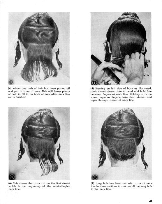 1950's E-Book- Hair Cutting- The Basis of Artistic & Practical Hair Design- 1955