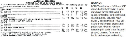 E-PATTERN- Circa 1939 Blouse, Skirt, Shorts & Girdle- Bust 30"-40"