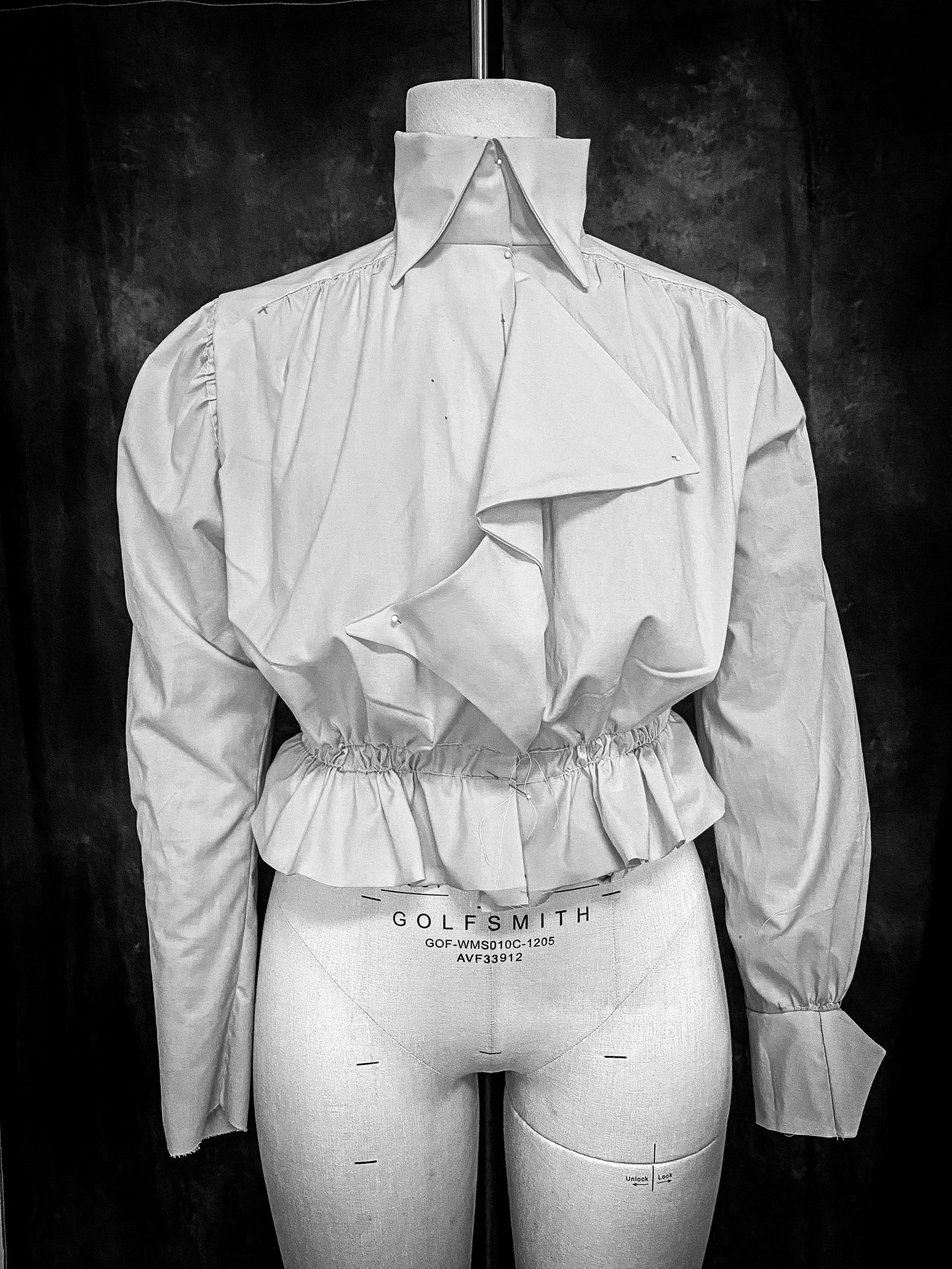 PRINTED PATTERN- Circa 1916 Tailored Waist with Two Backs- Size 40" Bust