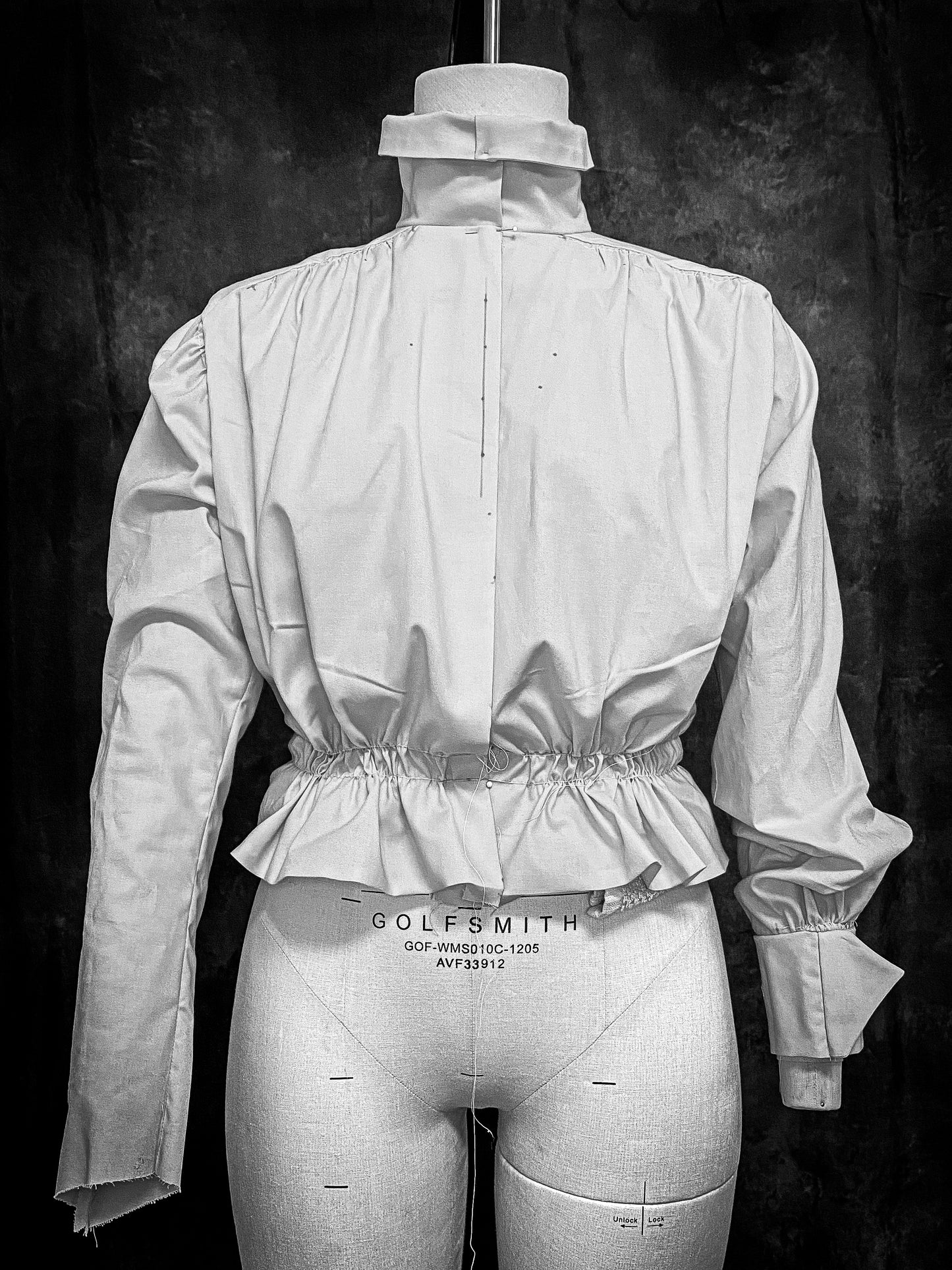 PRINTED PATTERN- Circa 1916 Tailored Waist with Two Backs- Size 40" Bust