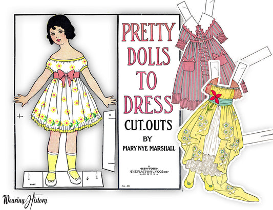 1910-1920 Pretty Dolls to Dress- Vintage Paper Doll PDF