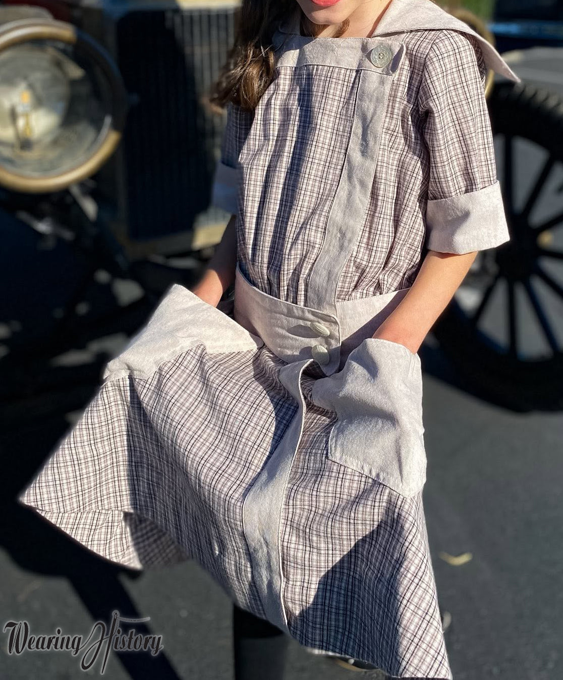 E-Pattern- Circa 1916 Girl's Dress- Size 6