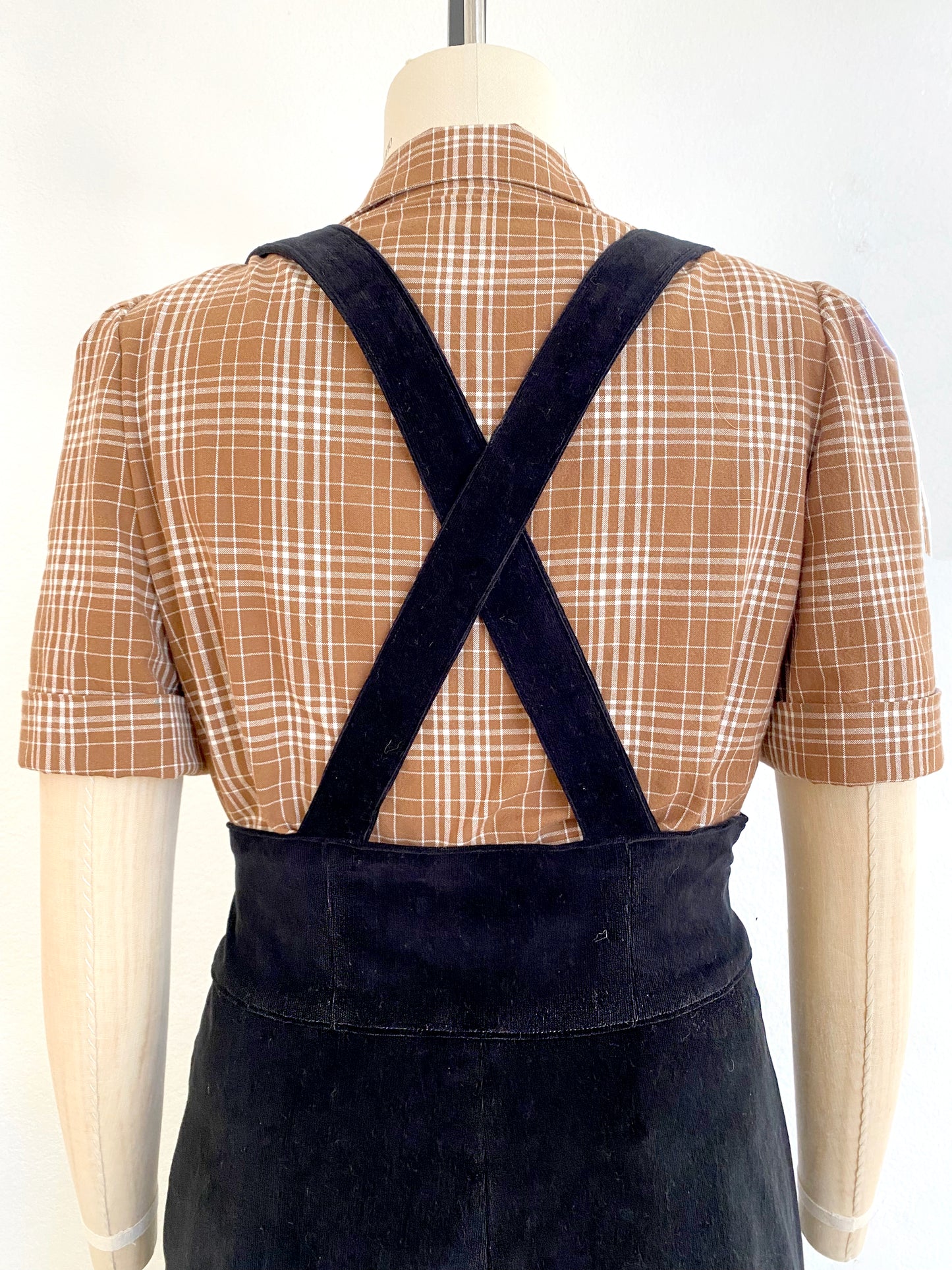 PRINTED PATTERN- Early 1940s Blouse, Suspender Skirt, & Jacket