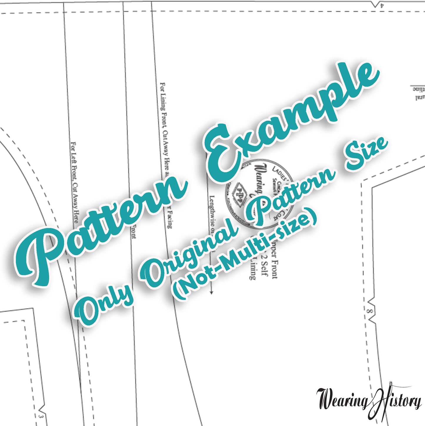 E-Pattern- Circa 1922 Ladies & Misses Coat Pattern- Size 40" Bust -1920s