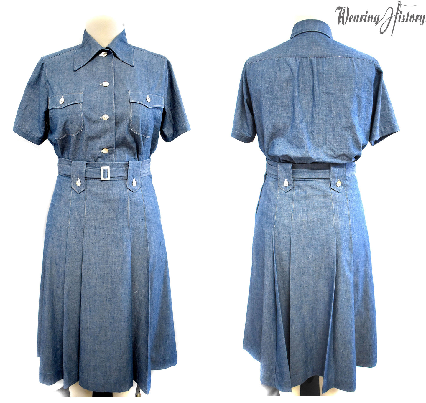 E-PATTERN- Early 1940s Montana Blouse & Skirt Pattern- Bust 30-42"