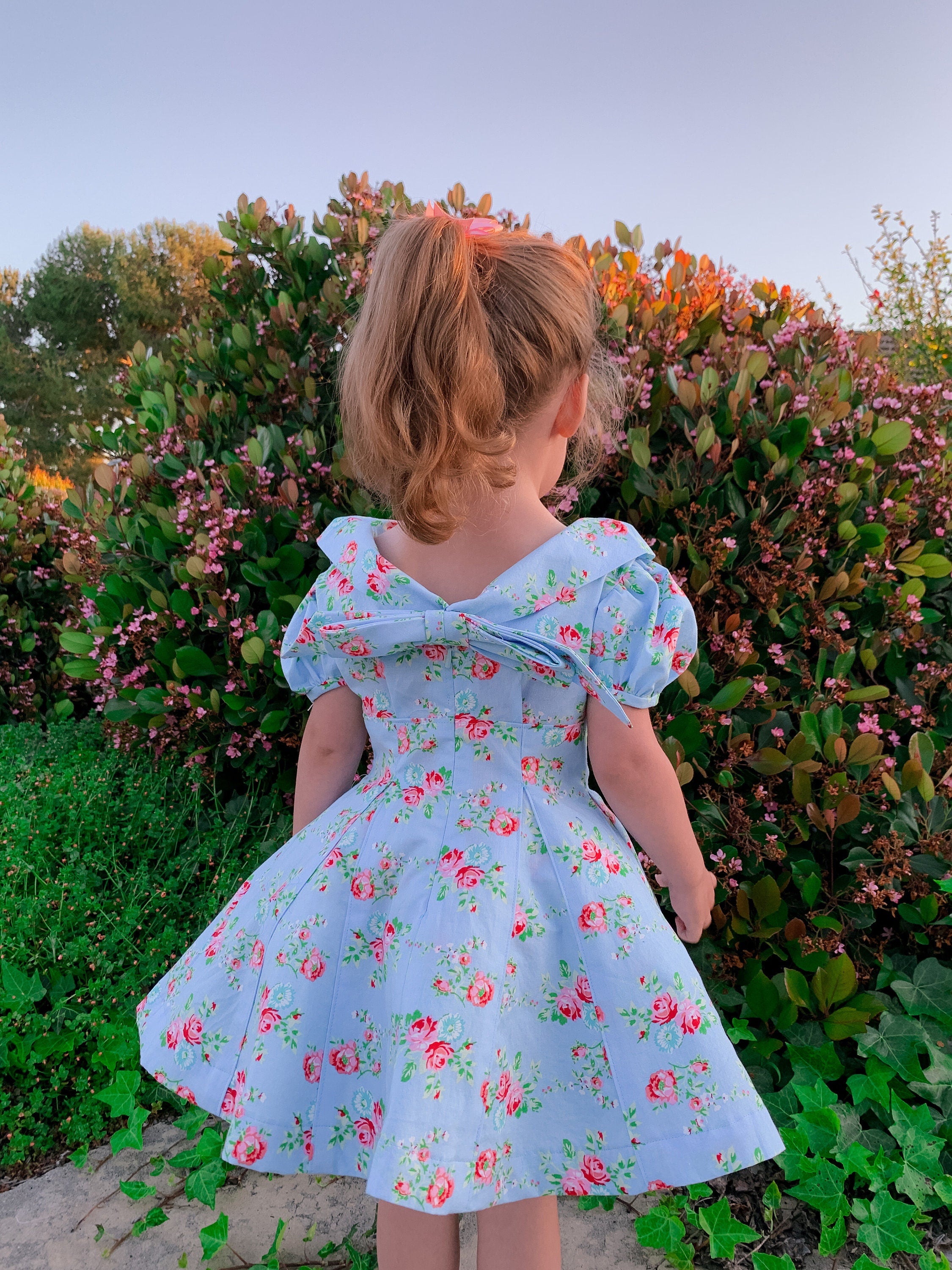 Nautical Baby Dress Using Simplicity Patterns - Crafting Cheerfully