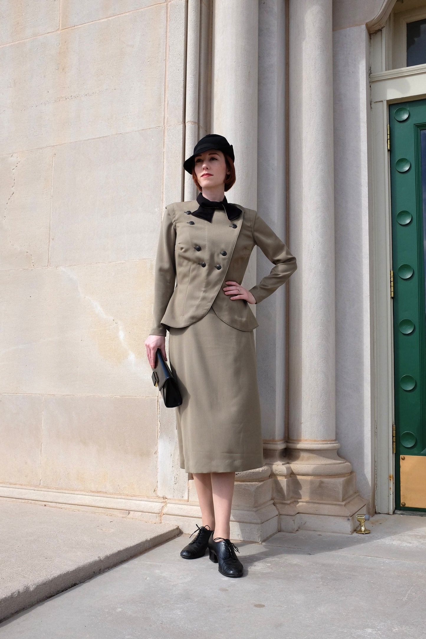 E-PATTERN- Mid 1930s Blouse, Skirt & Cape Pattern- Bust 30-42"