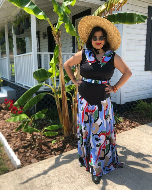 PRINTED PATTERN- Lounging at the Lido- 1930s Beach or Lounging Pajamas and Eton Jacket- 30"-46" Bust