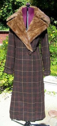 PRINTED PATTERN- Circa 1934 Coat Pattern- Bust 36- Wearing History