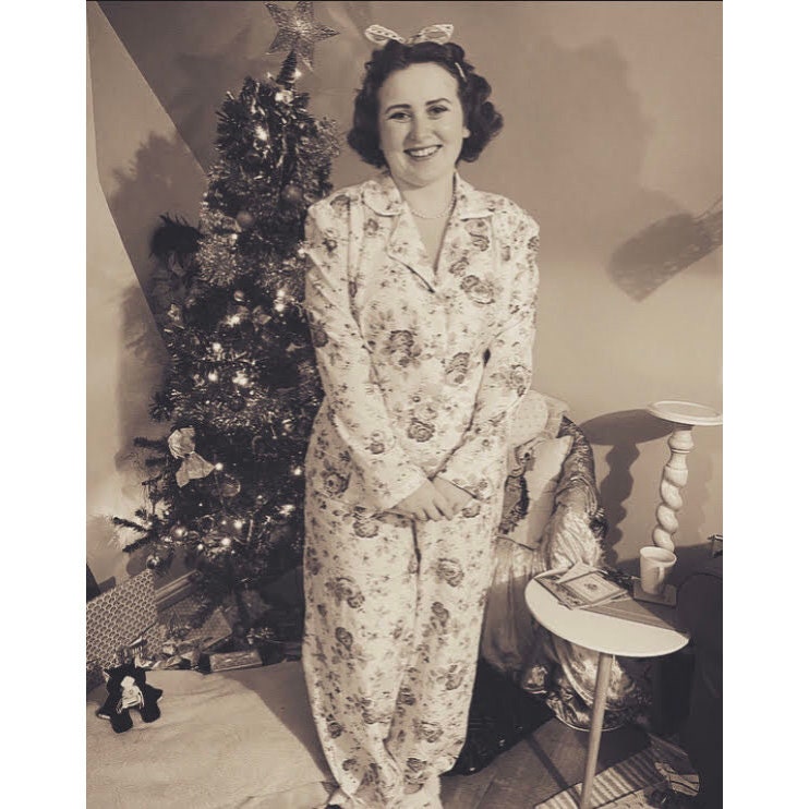 PRINTED PATTERN- 1940s "Jean" Pajama Pattern- Sizes 30-42" Bust